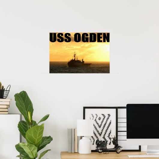 USS OGDEN POSTER (Heimbüro)
