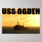 USS OGDEN POSTER (Vorne)