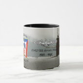 USS Ohio (SSBN-726) Tasse mit Background Foto (Zentrum)