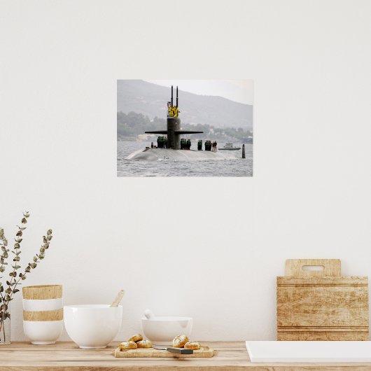 USS Oklahoma City (SSN 723) Poster (Küche)