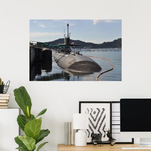 USS Olympia (SSN 717) Poster (Heimbüro)