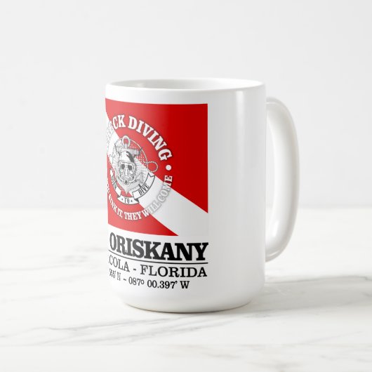 USS Oriskany (beste Wracks) Kaffeetasse (VorderseiteRechts)