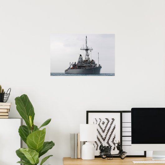USS Patriot (MCM 7) Poster (Heimbüro)