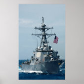 USS Paul Hamilton (DDG 60) Poster (Vorne)
