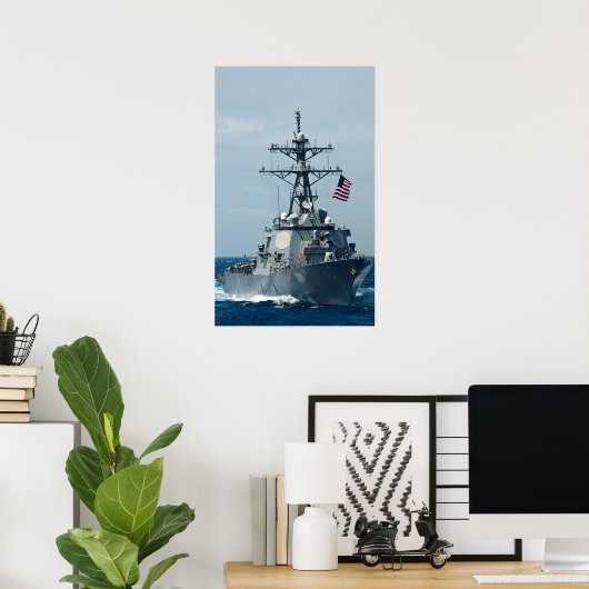 USS Paul Hamilton (DDG 60) Poster (Heimbüro)
