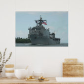 USS Pearl Harbor (LSD 52) Poster (Küche)