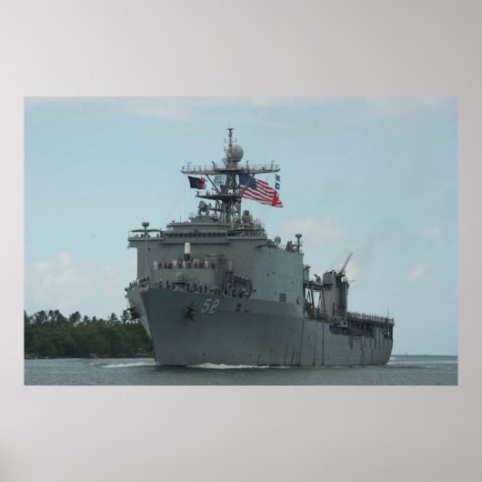 USS Pearl Harbor (LSD 52) Poster (Vorne)
