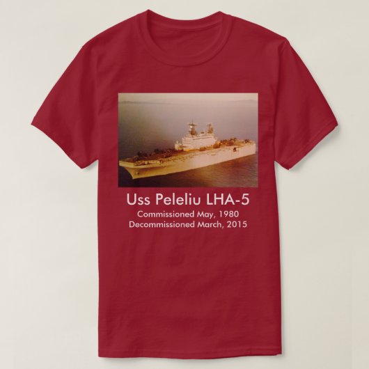 USS Peleliu LHA-5 T-Shirt (Design vorne)