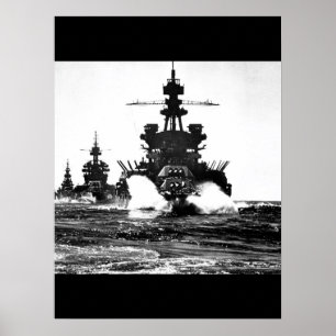 USS PENNSYLVANIA und Schlachtschiff von_War Image Poster