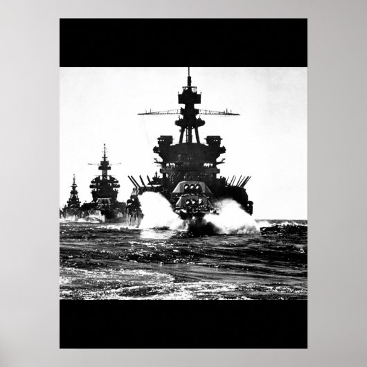 USS PENNSYLVANIA und Schlachtschiff von_War Image Poster (Vorne)
