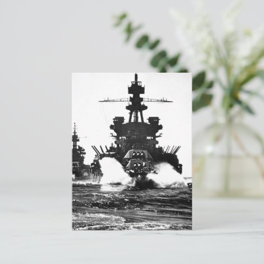 USS PENNSYLVANIA und Schlachtschiff von_War Image Postkarte (Stehend Vorderseite)