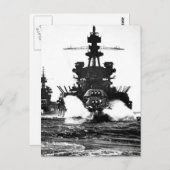 USS PENNSYLVANIA und Schlachtschiff von_War Image Postkarte (Vorne/Hinten)