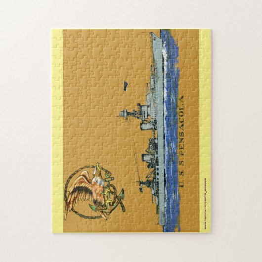 USS Pensacola (CL/CA-24) Puzzle (Vertikal)