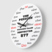USS PERKINS (DD/DDR-877) GROßE WANDUHR (Winkel)