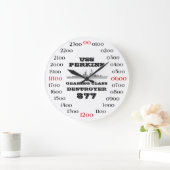 USS PERKINS (DD/DDR-877) GROßE WANDUHR (Zuhause)