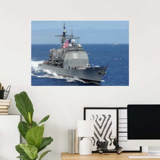 USS Princeton (CG 59) Poster (Heimbüro)