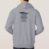 USS Putnam (DD-757) Hoodie (Rückseite)