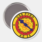 USS Pyro AE-24 Magnet (Vorderseite/Rückseite)