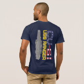 USS RANGER CV-61 T - Shirt (Schwarz voll)