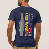 USS RANGER CV-61 T - Shirt (Rückseite)