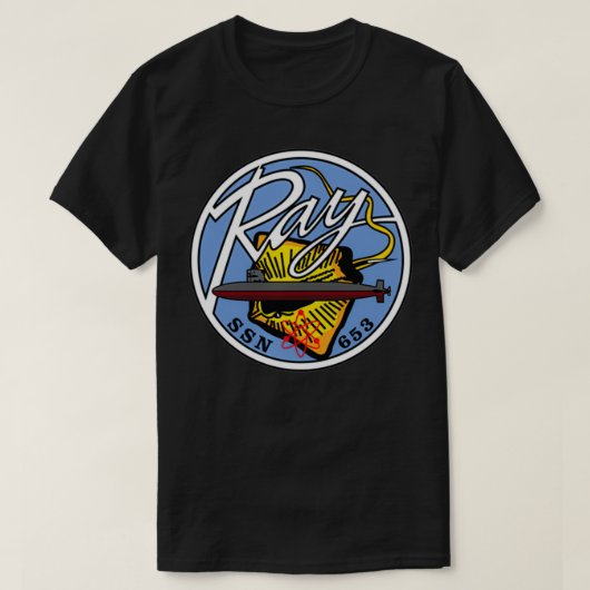 USS Ray SSN653 T-Shirt (Design vorne)