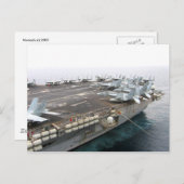 Uss Reagan (CVN-76) Postkarte (Vorne/Hinten)