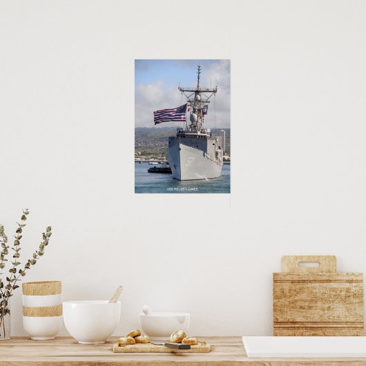 USS Reuben James Poster (Küche)