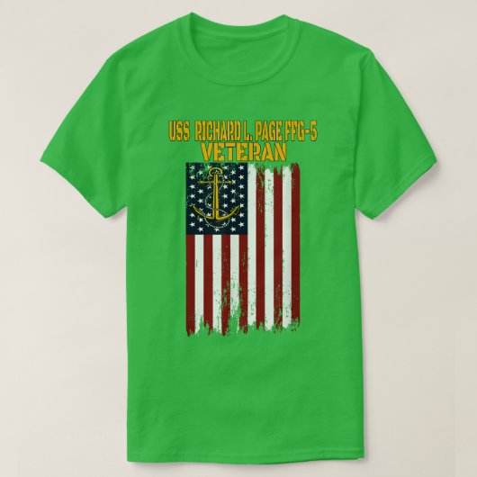 USS Richard L T-Shirt (Design vorne)
