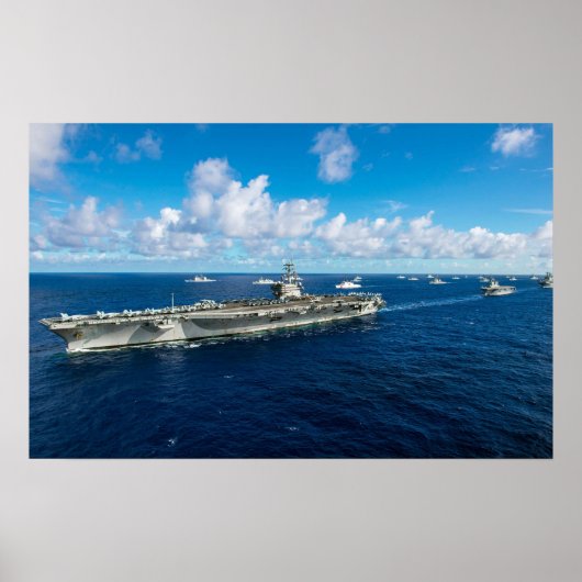 USS Ronald Reagan (CVN 76) Poster (Vorne)