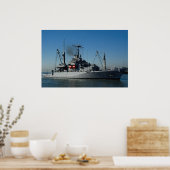 USS Safeguard", Bergungsschiff Poster (Küche)