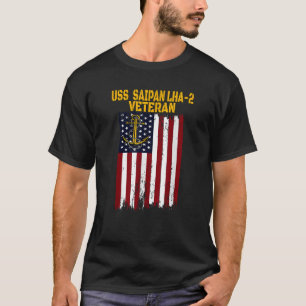 USS Saipan LHA 2 Amphibienschiff T-Shirt