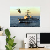 USS Sampson (DDG 102) Poster (Heimbüro)
