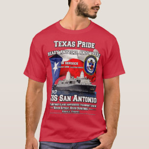 USS San Antonio LPD17 amphibisches Transportdock 1 T-Shirt
