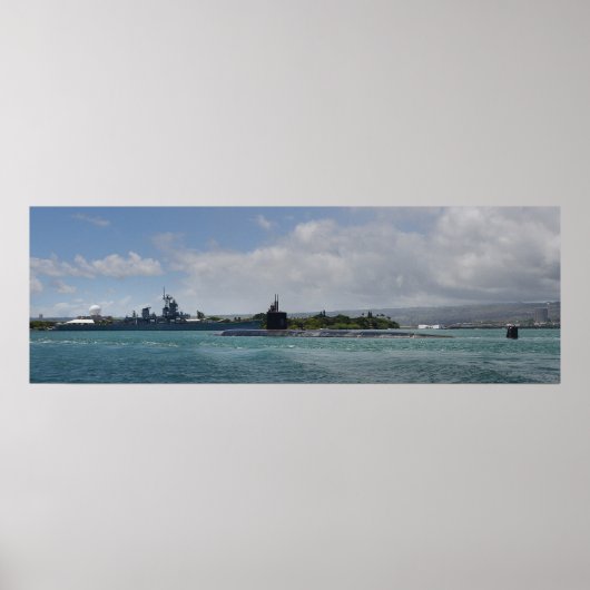 USS Santa Fe (SSN 763) Poster (Vorne)