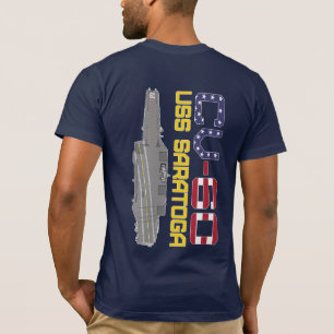 USS SARATOGA CV-60 T - Shirt