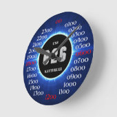 USS Satterlee (DD-626) Runde Wanduhr (Winkel)