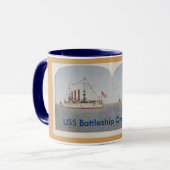 USS-Schlachtschiff Ohio (BB12) Tasse (Vorderseite Links)