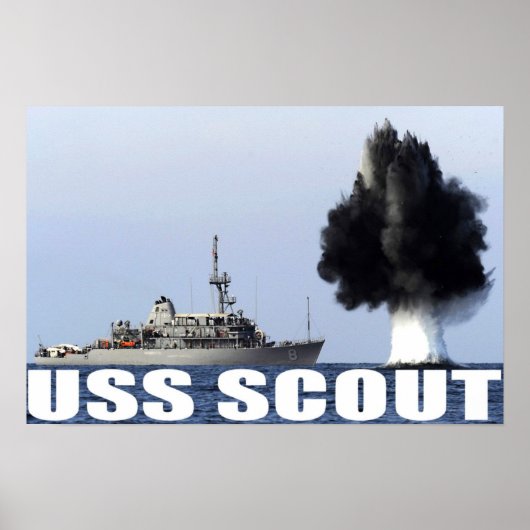 USS SCOUT POSTER (Vorne)