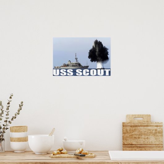 USS SCOUT POSTER (Küche)
