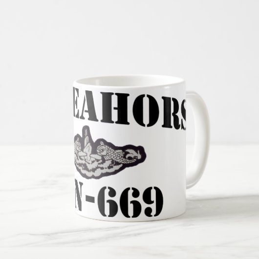 USS SEEPFERD KAFFEETASSE (VorderseiteRechts)
