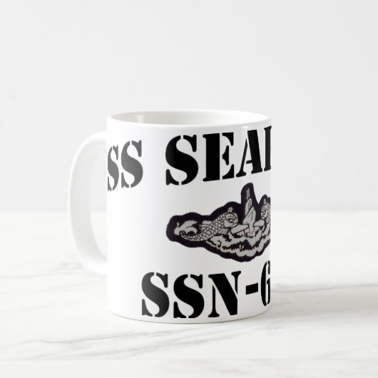 USS SEEPFERD KAFFEETASSE (Vorderseite Links)