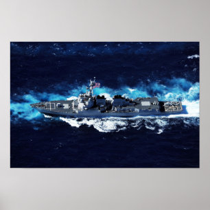 USS Shoup (DDG 86) Poster