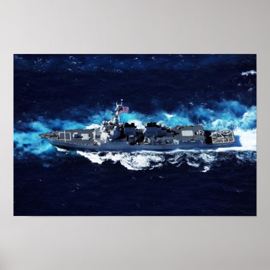 USS Shoup (DDG 86) Poster (Vorne)