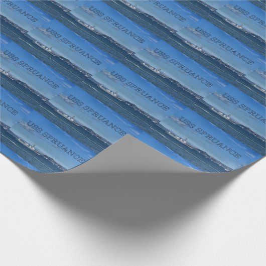 USS Spruance Geschenkpapier (Ecke)