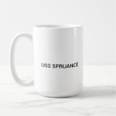 USS Spruance Kaffeetasse (Links)