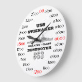 USS Steinaker (DD/DDR/DD-863) Große Wanduhr (Winkel)