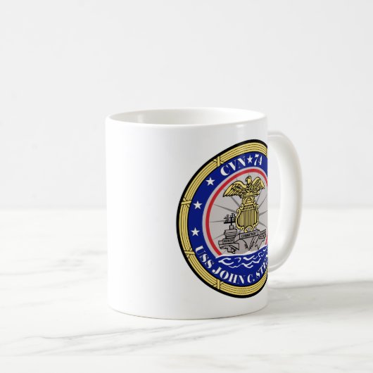 USS Stennis - CVN 74 Kaffeetasse (VorderseiteRechts)