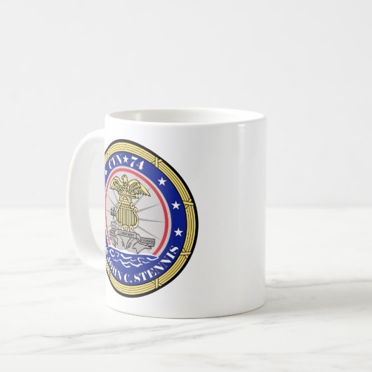 USS Stennis - CVN 74 Kaffeetasse (Vorderseite Links)