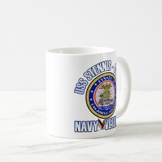 USS Stennis - CVN 74 Kaffeetasse (VorderseiteRechts)