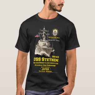 USS Stethem DDG63 Zerstörer Veteranen T-Shirt